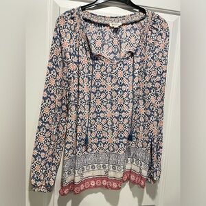 Beach Lunch Lounge Blouse Size M